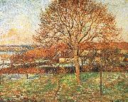 Under the sun large walnut, Camille Pissarro